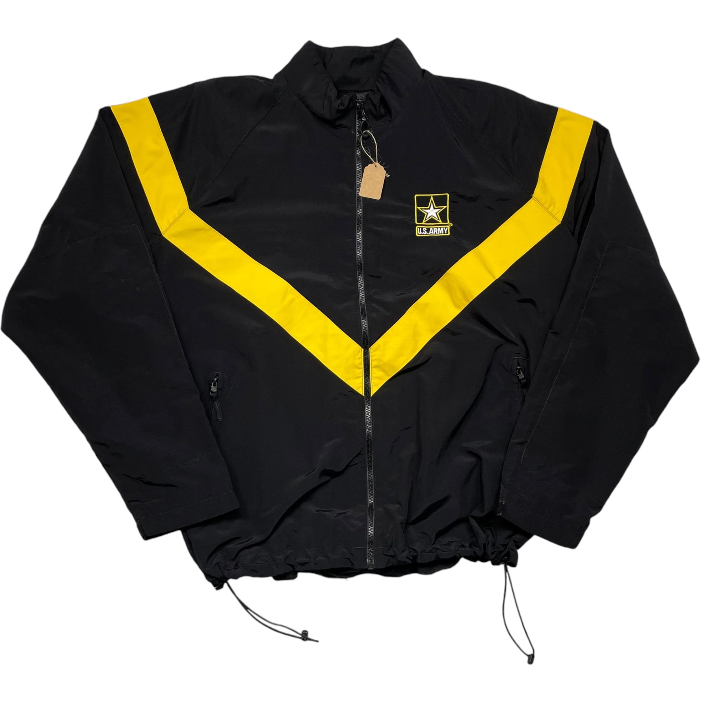 《L》U.S.ARMY アメリカ陸軍 ナイロンジャケット ドローコード no.4488