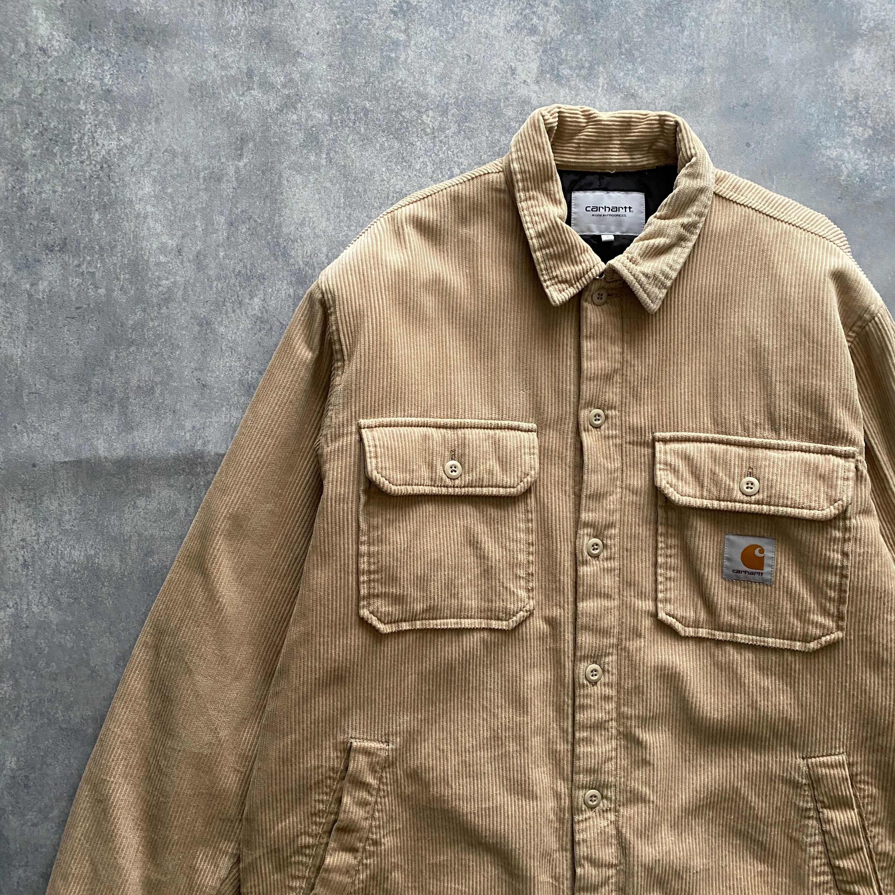 carhartt wip カーハート ラベルロゴ コーデュロイ 中綿 ジャケット ...