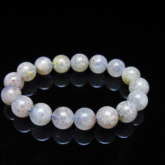 ホワイトガーデンファントムクォーツ ブレスレット 12mm 一点物 メール便可 [M便 1/10] 111-42490