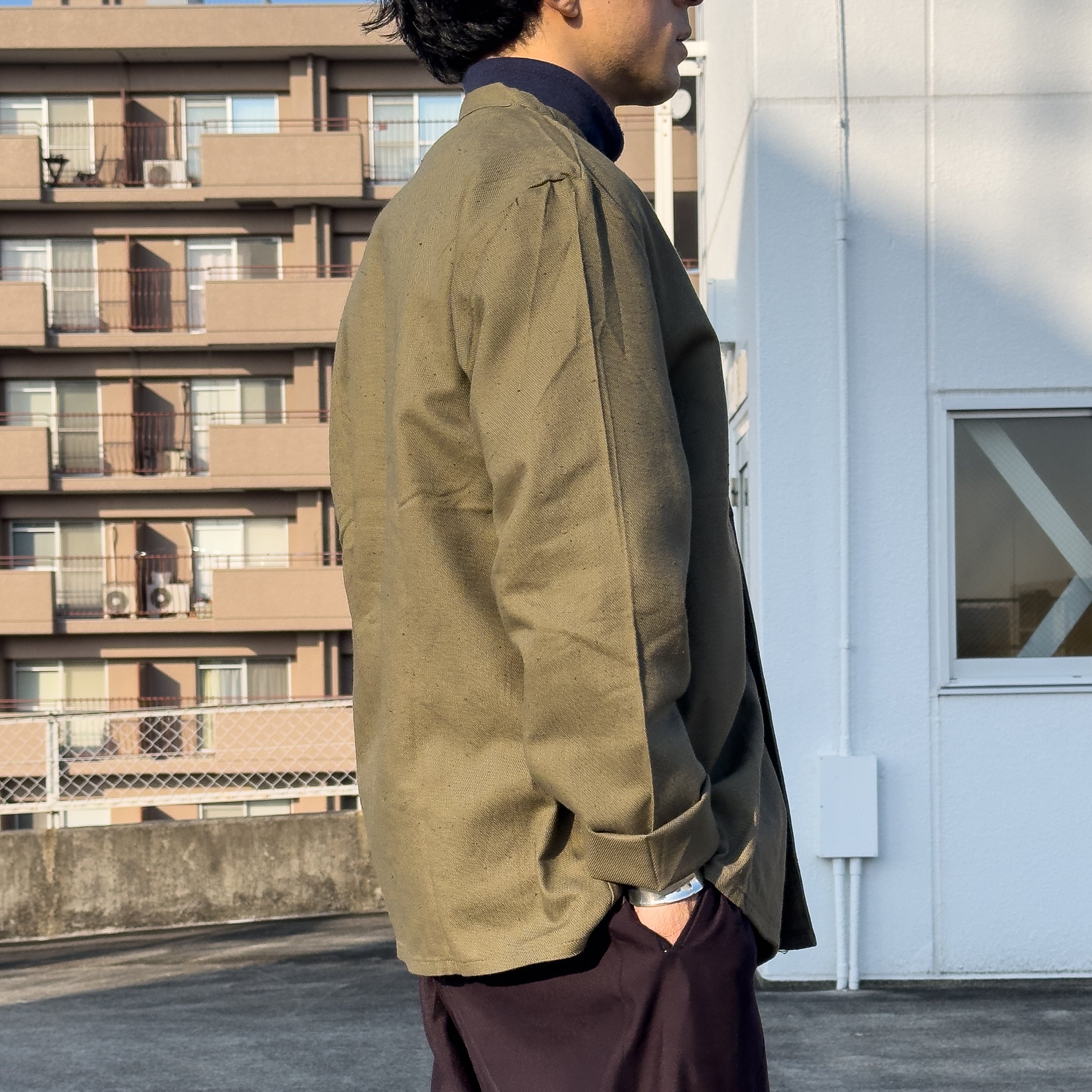 Deadstock] 80's NVA(East German Army) Chef Jacket Double Breasted