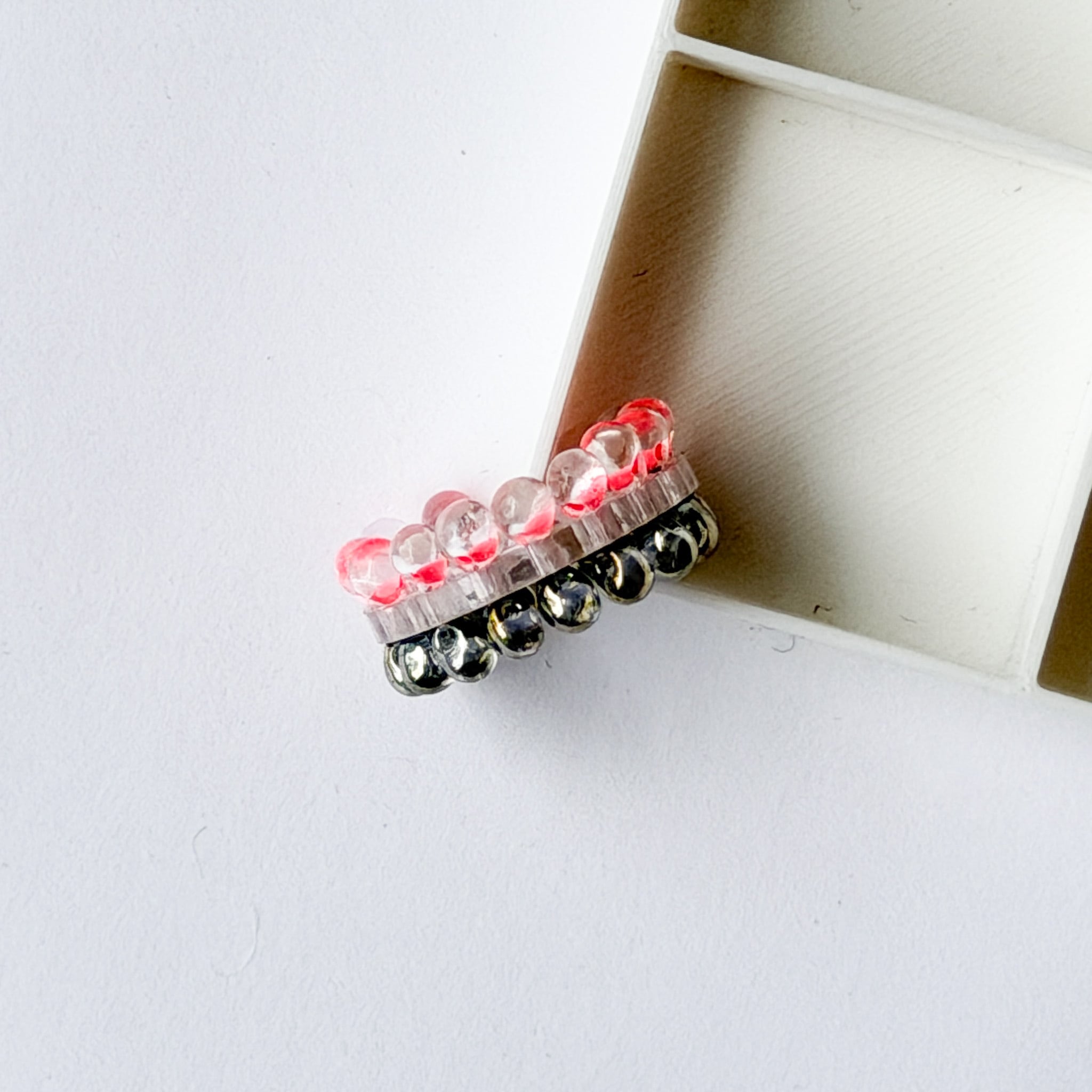 puzzle ring ear cuff 'bicolor' [19]