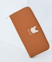 PAUL&JOE ACCESSOIRES : ROUND FASTENER LONG WALLET PJA-W1461