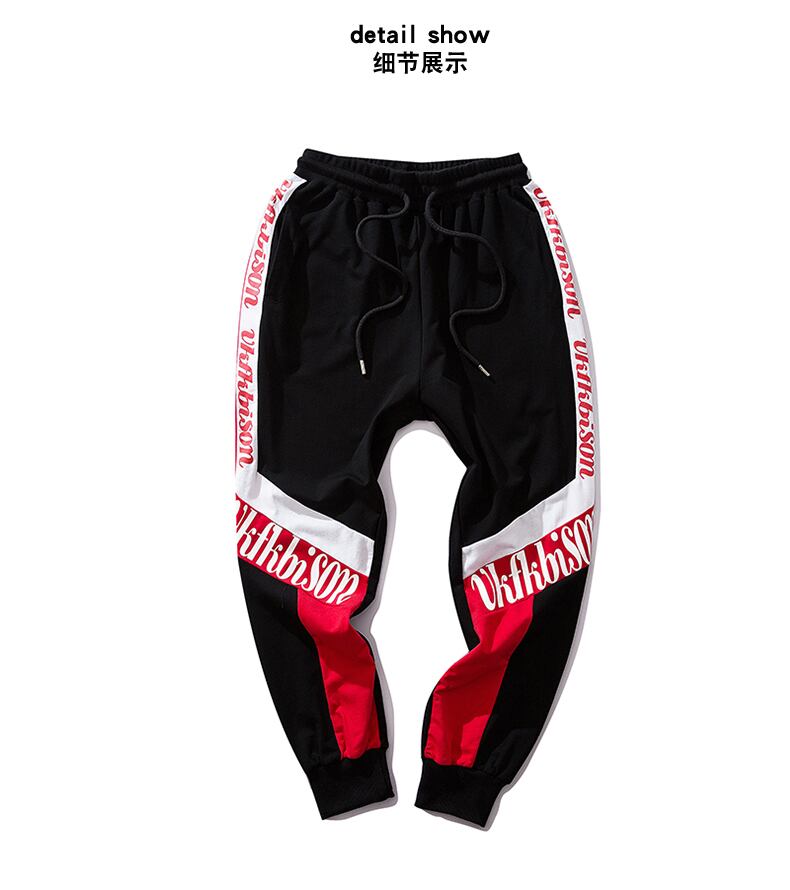 全1色 スウェットパンツ プリント カジュアル ストリート