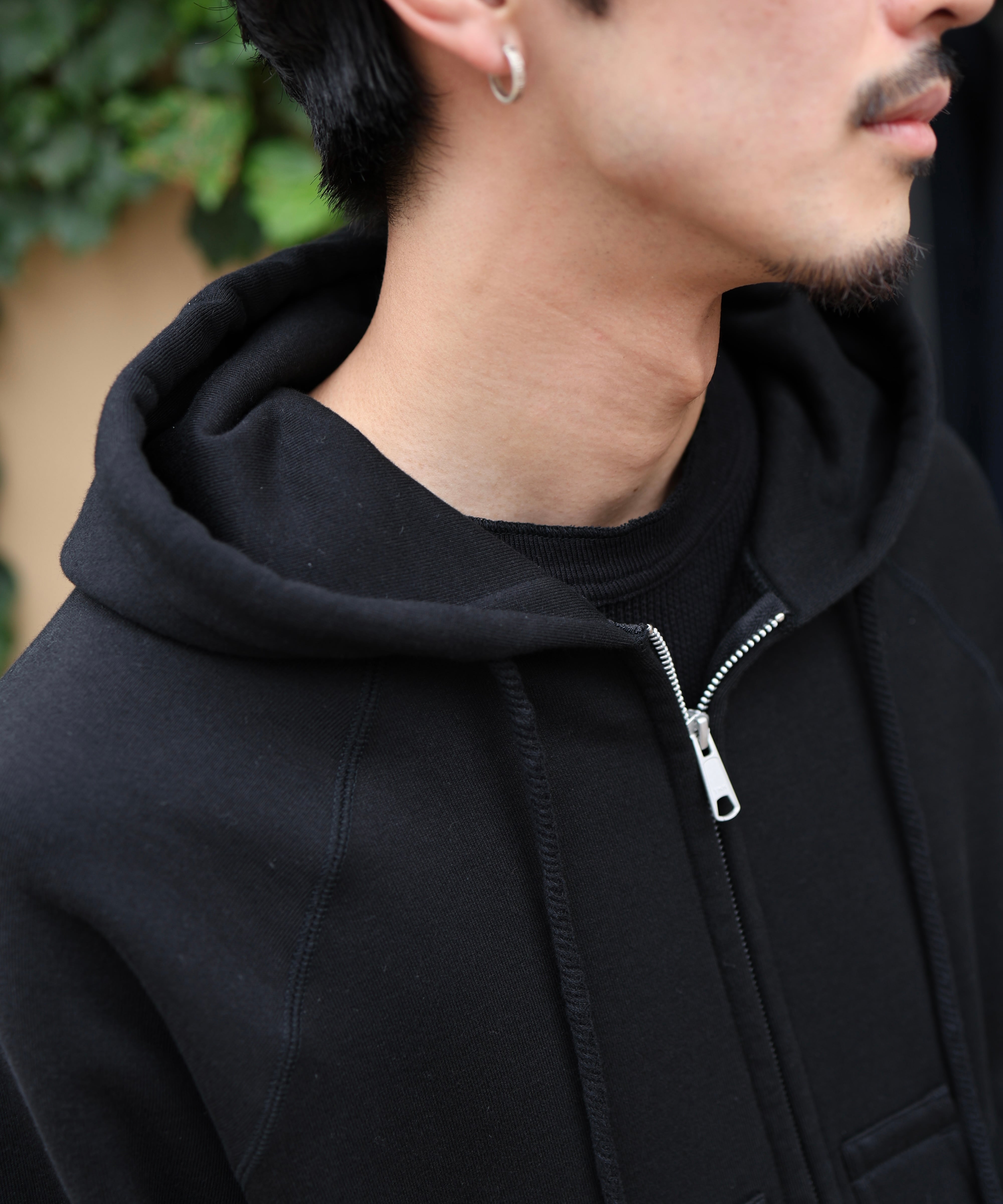 MATSUFUJI /M263-0602 / ZIP UP SWEAT HOODIE(BLACK) | AfterSchool