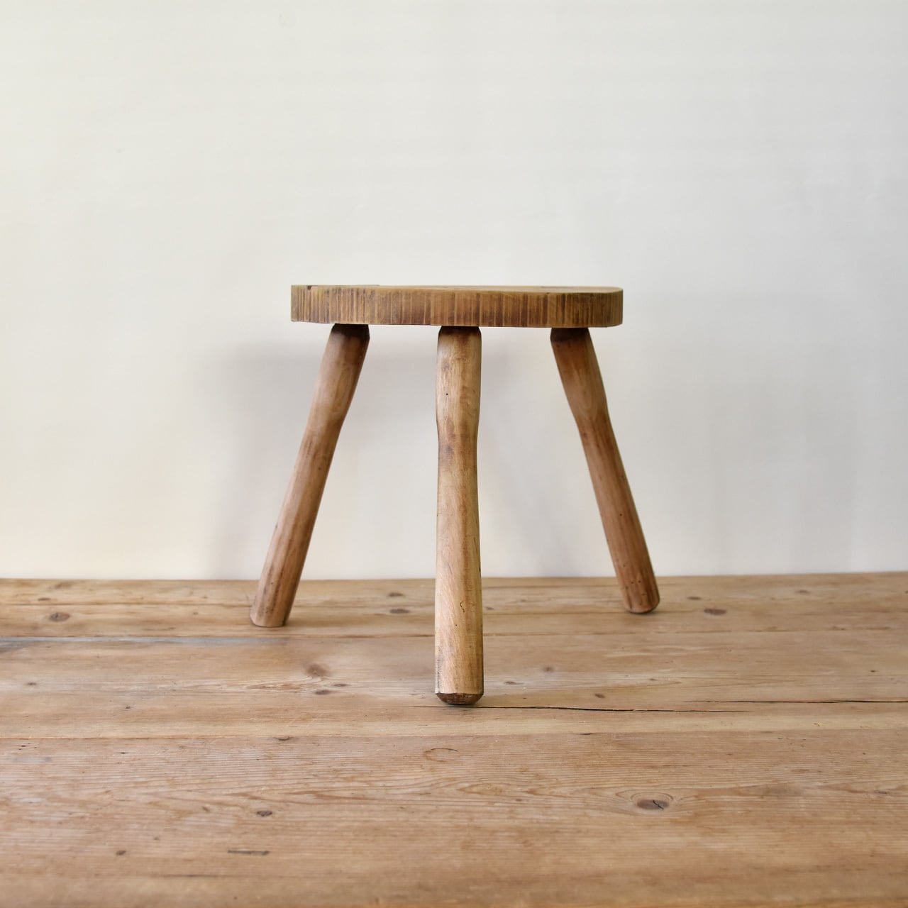 French Stool (3legs) / フレンチ スツール (ミルクスツール) / 2209H