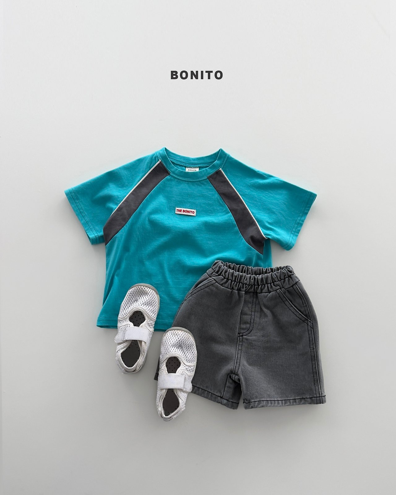[BONITO] Raglan Color Block Tee / [보니토] 나그랑사이배색티