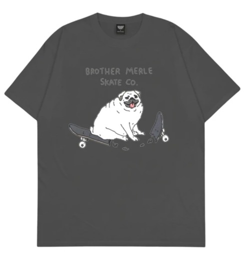 【即納】RSC×BROTHERMERLE SKATTING DOG T-SHIRT