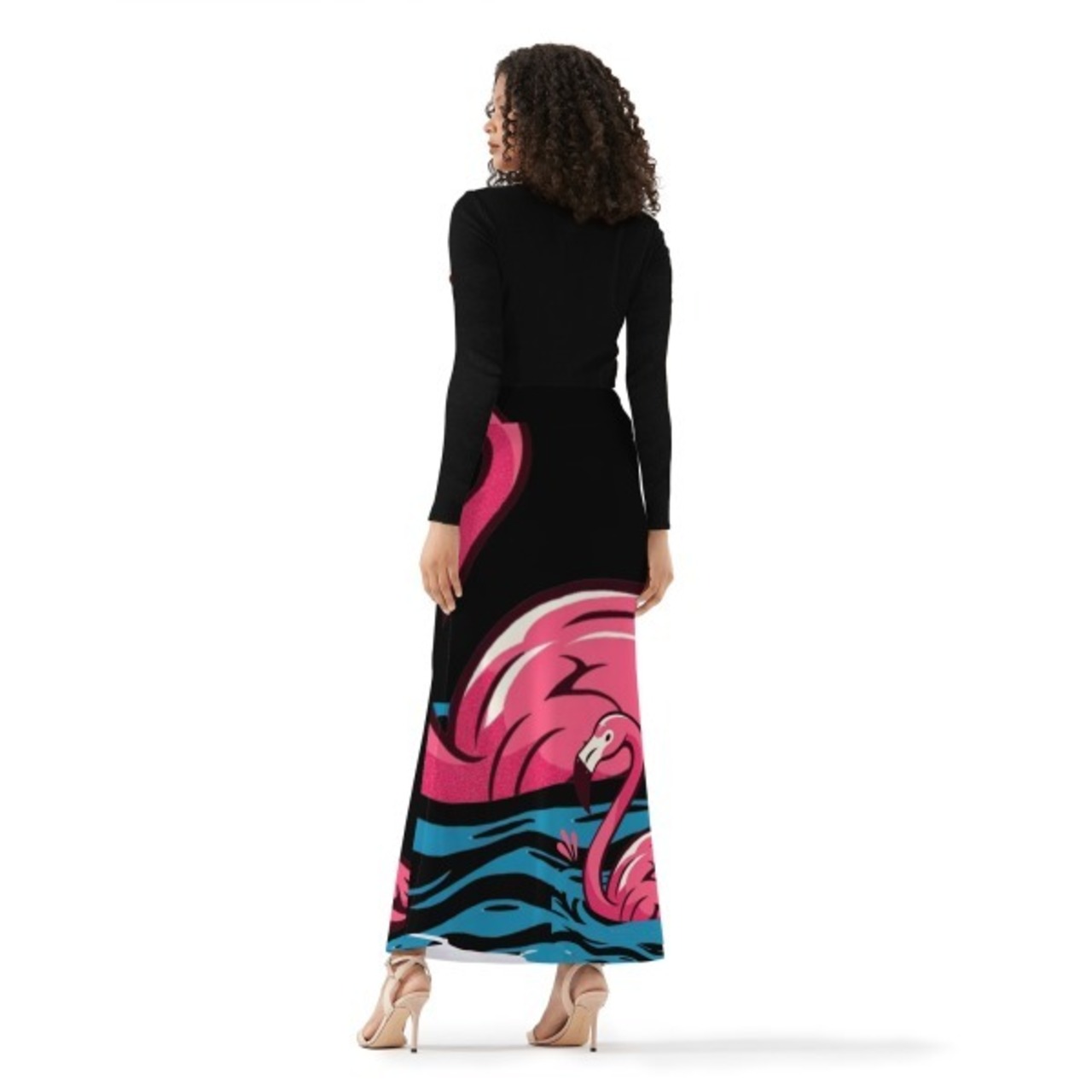 Women's Wrap Fishtail Long Skirt Swim 4462