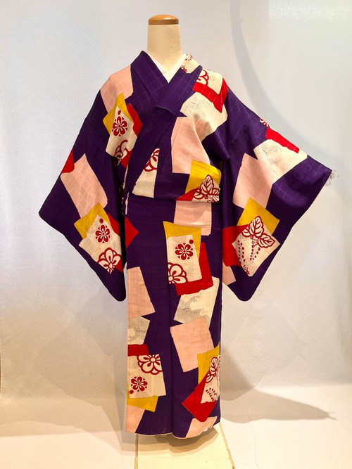 2194 アンティーク 小紋 Antique Komon Kimono