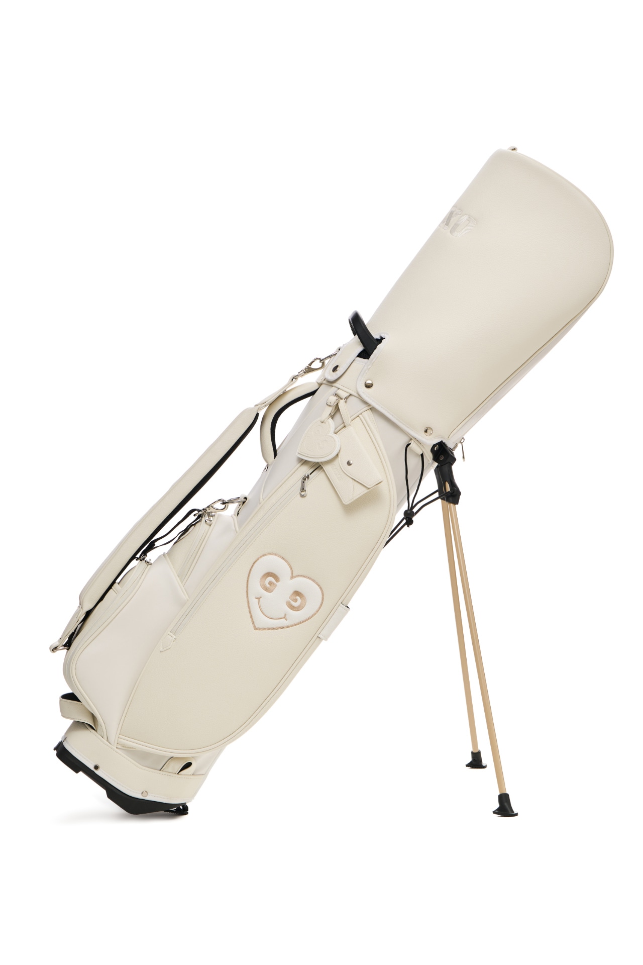 GOXO ゴーエックスオー スマイルハート軽量スタンドバック クリーム