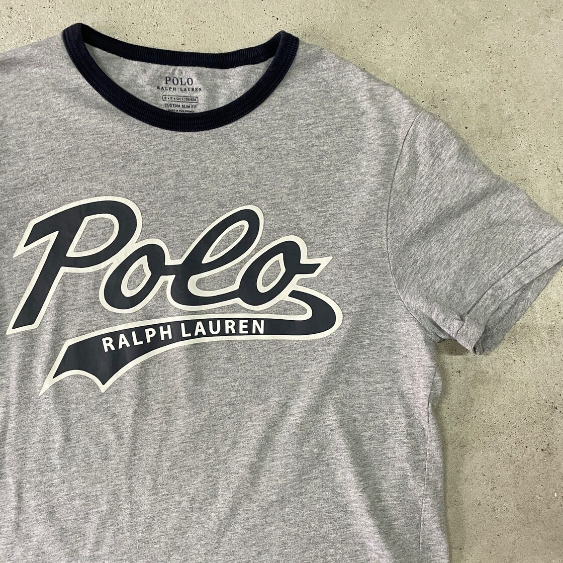 Polo Ralph Lauren ポロラルフローレン 筆記体ロゴ ラバープリント  
