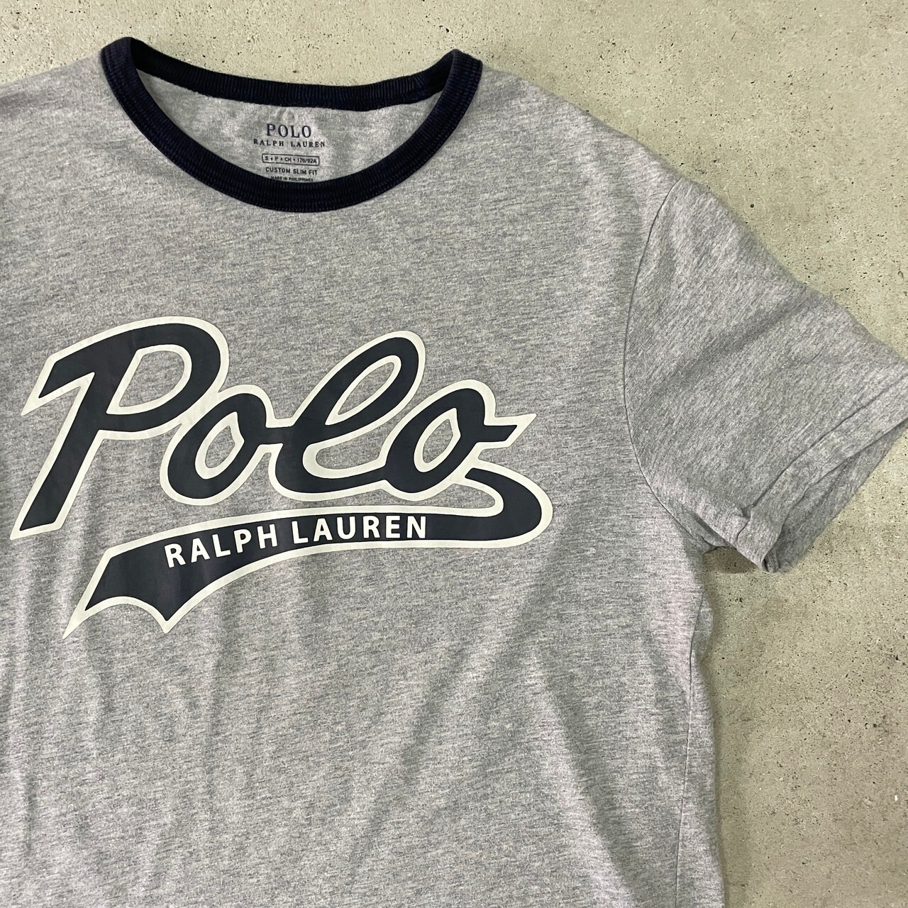 Polo Ralph Lauren ポロラルフローレン 筆記体ロゴ ラバープリント 