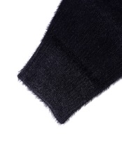 ギャザーロゴバックプリントニットTOPS (BLACK) CQ-47100