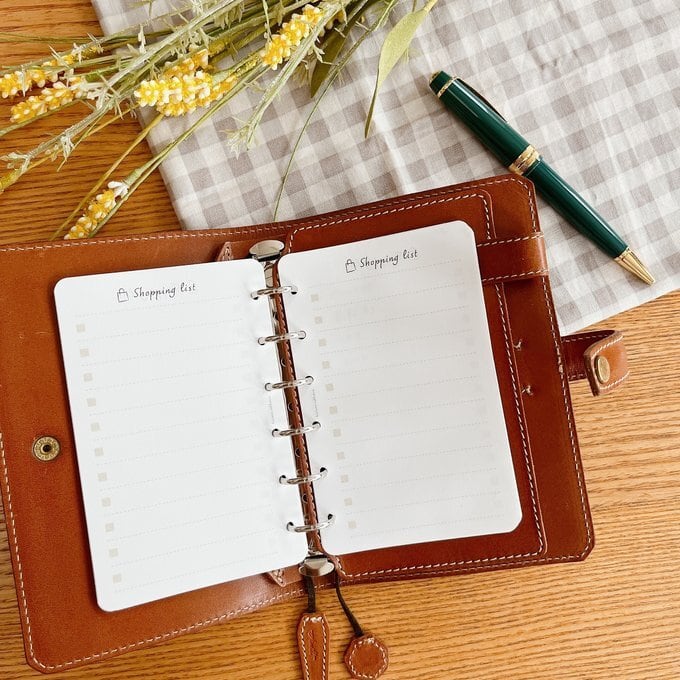 ミニ6穴サイズ/お買い物リストリフィル