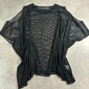 fabrics interseason メッシュ カットソー 変形