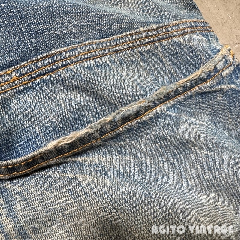 60's~ Lee 191Z リー デニムペインターパンツ 黒タグ 42TALON ペンキ