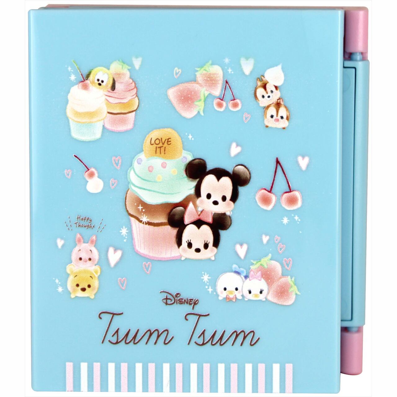 ディズニー小物入れ3面ミラー フレームクロック ツムツム T Voos