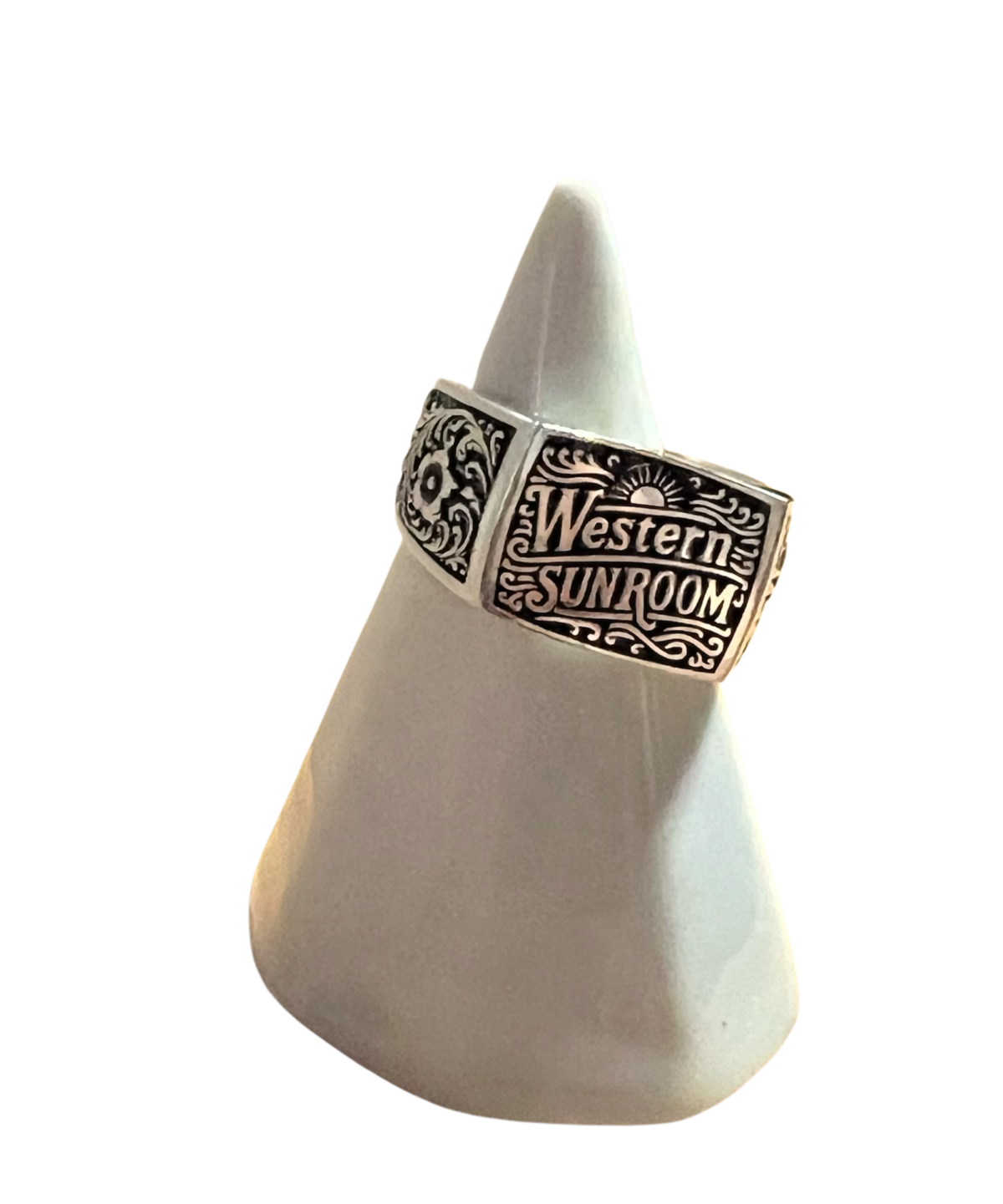 新品 MAPLE Woman Signet 16号 シルバー925 サファイヤ Western Sun Room | Signet Ring ( 14号~21号 ) | Western Sun Room