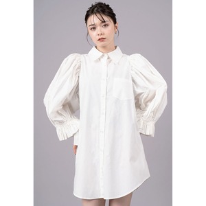 Tuck Sleeve Long Shirt