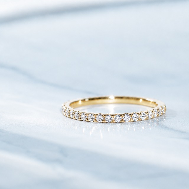 【ETERNA】 Diamond Half Eternity Ring