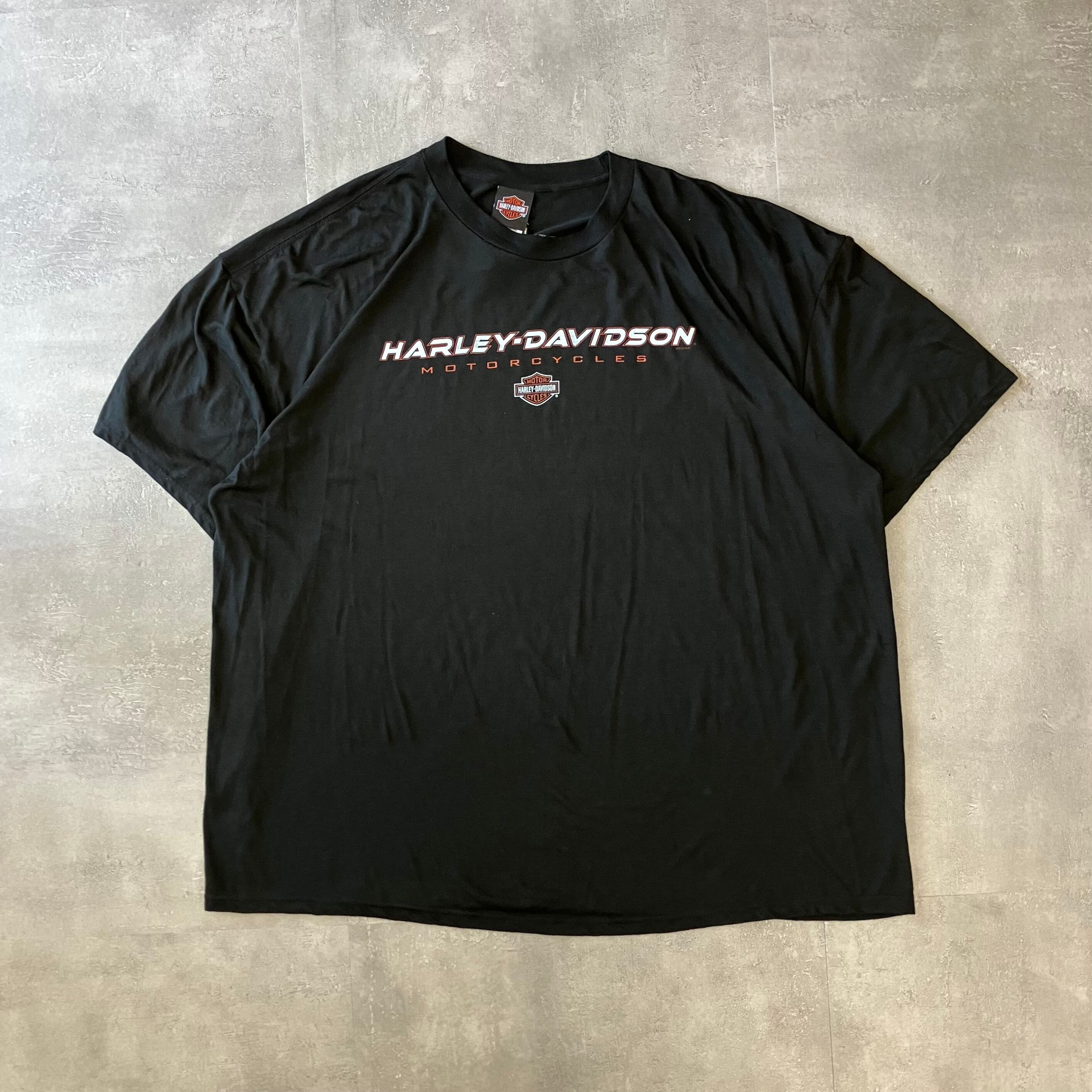 Harley-Davidson ハーレーダビッドソン 00s 両面プリントTシャツ ブラック XXXL No.2708