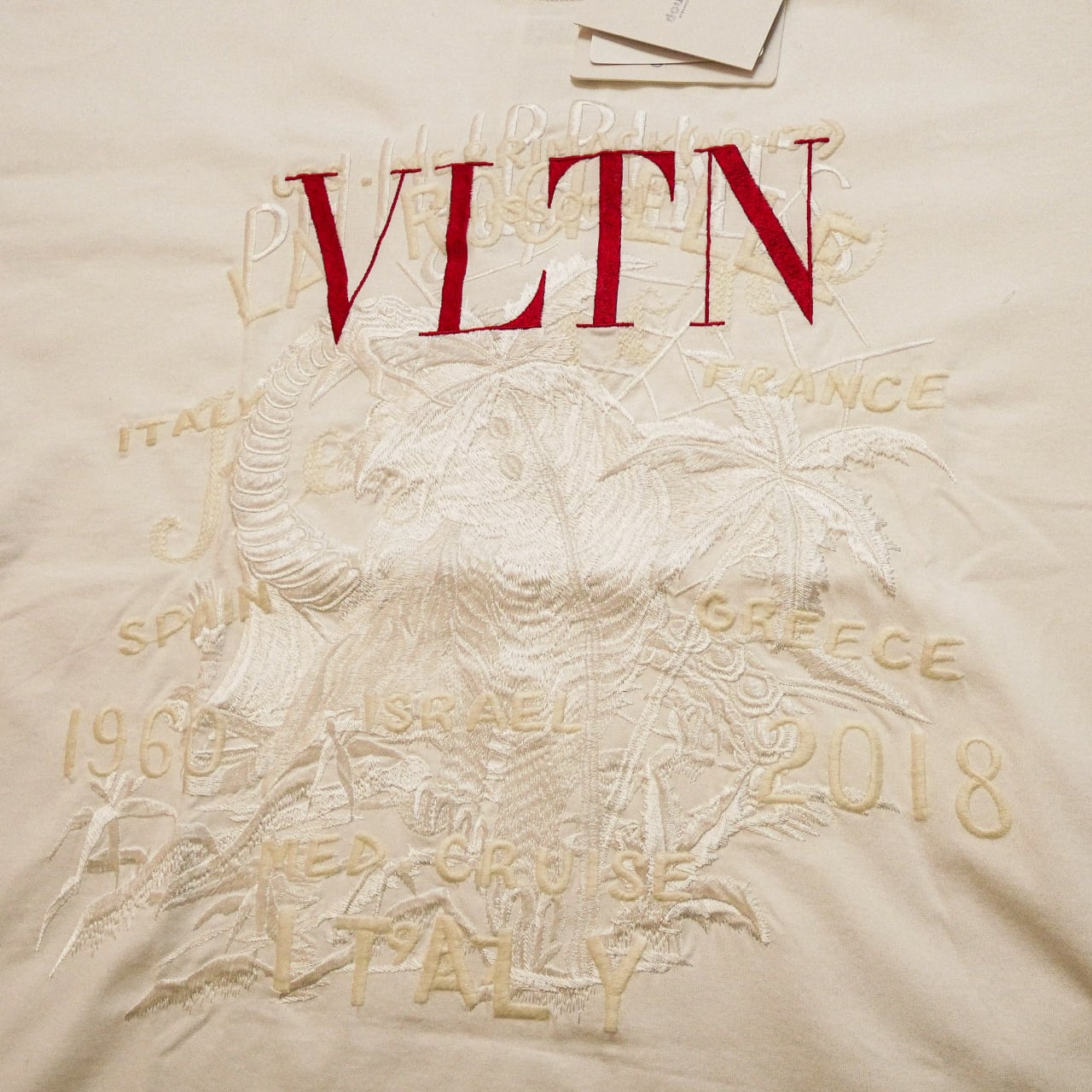 DOUBLET x valentino コラボ 刺繍 Tシャツ サイズL ダブレット ヴァレンチノ | 3RD[i]VISION USED SHOP