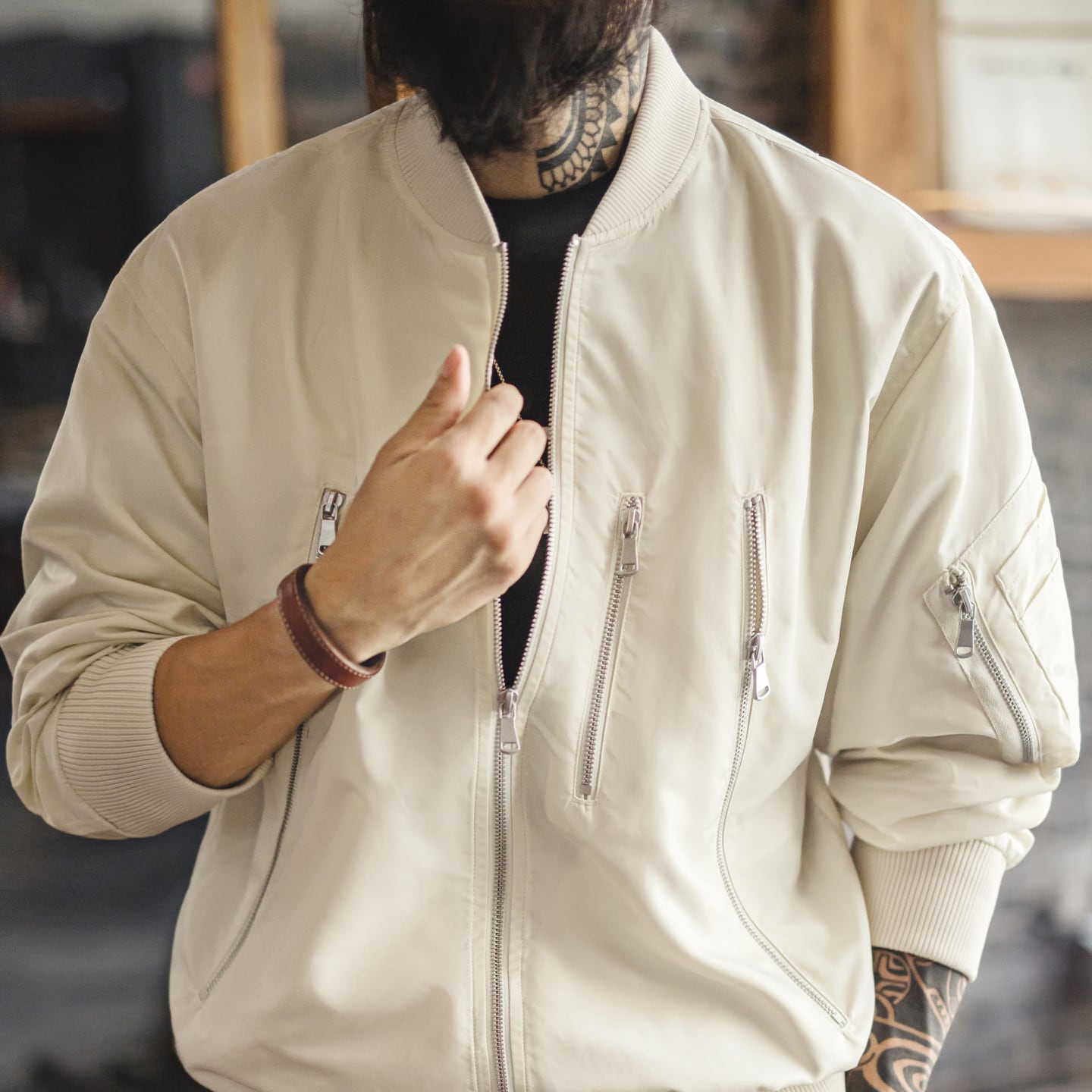 L2B Pilot White Jacket / L2B パイロット ホワイト ジャケット