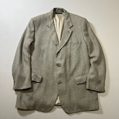 90s USA Brooks Brothers ツイード チェック テーラードジャケット ブルックスブラザーズ ライトグリーン 古着