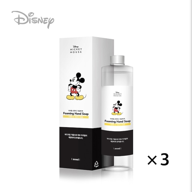 【送料無料・３本セット】hand soap liquid for Disney mickey hand dispenser / ディズニー ミッキー 自動 ディスペンサー用 詰め替え ハンドソープ