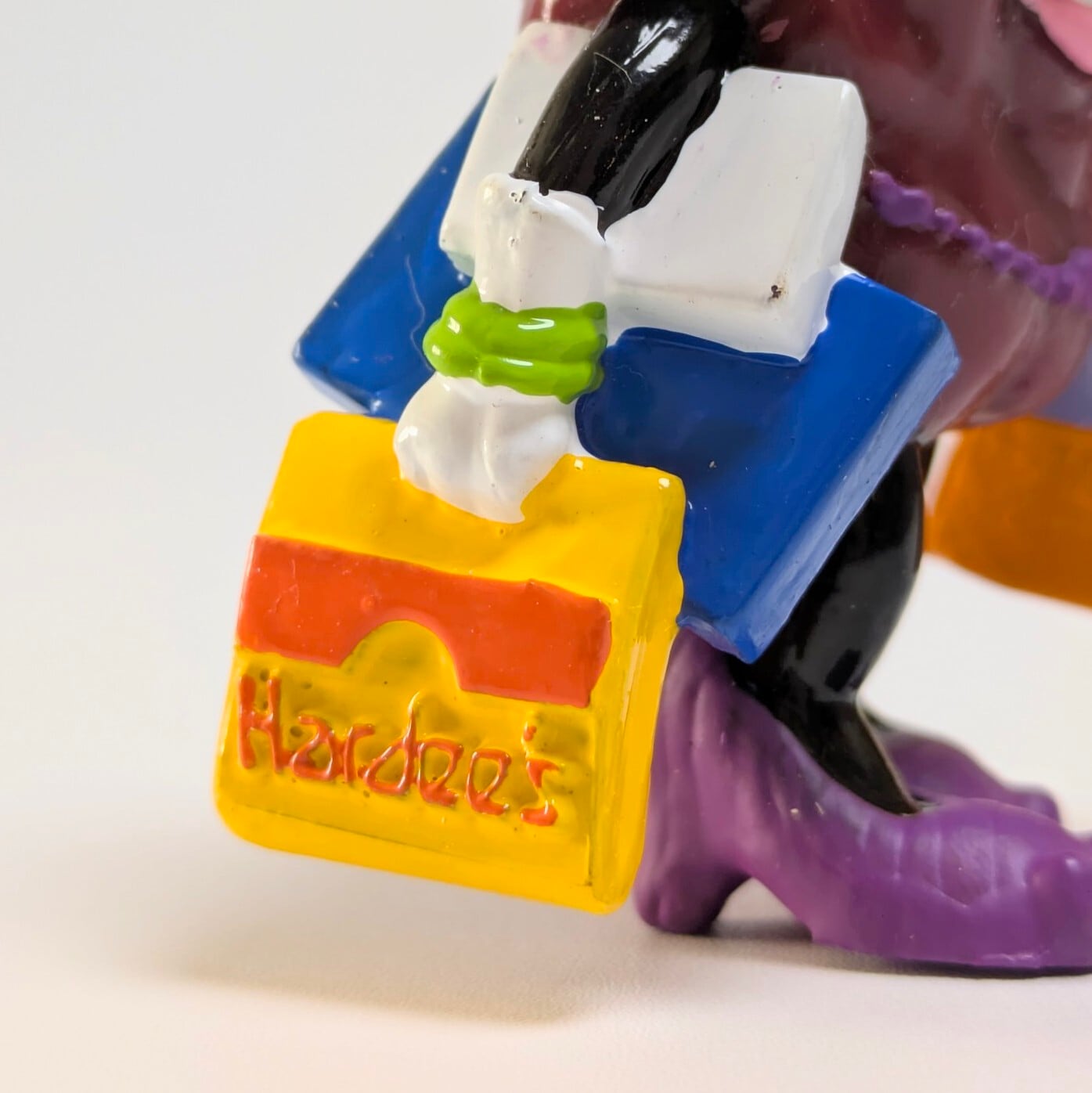 ☆ VINTAGE 1991 ☆ 【California Raisins（カリフォルニアレーズン）】『 Anita Break ( アニータ・ブレイク ) / Hardee's / CARD有り 』 ハーディーズミールトイシリーズ / PVC フィギュア ビンテージトイ 〚アメリカン雑貨 アメトイ〛