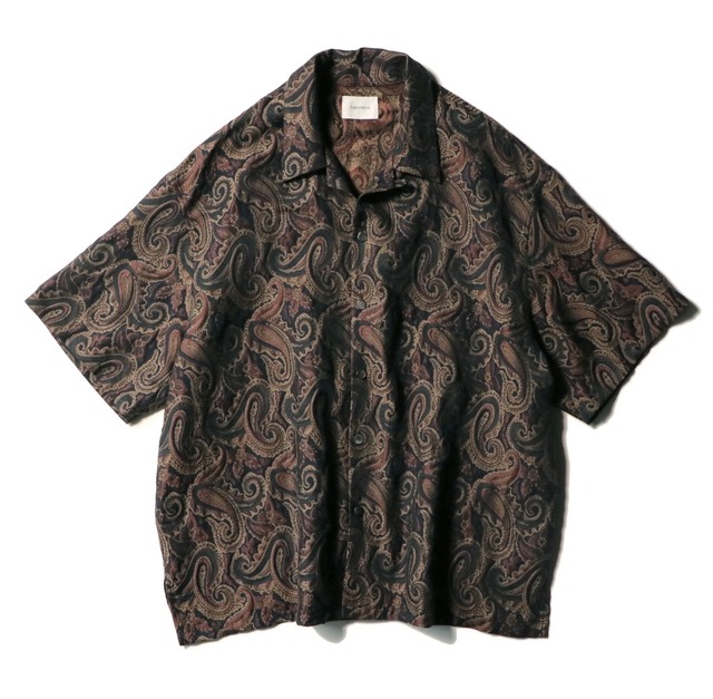Aloha shirt - Paisley jacquard / Beige x Brown