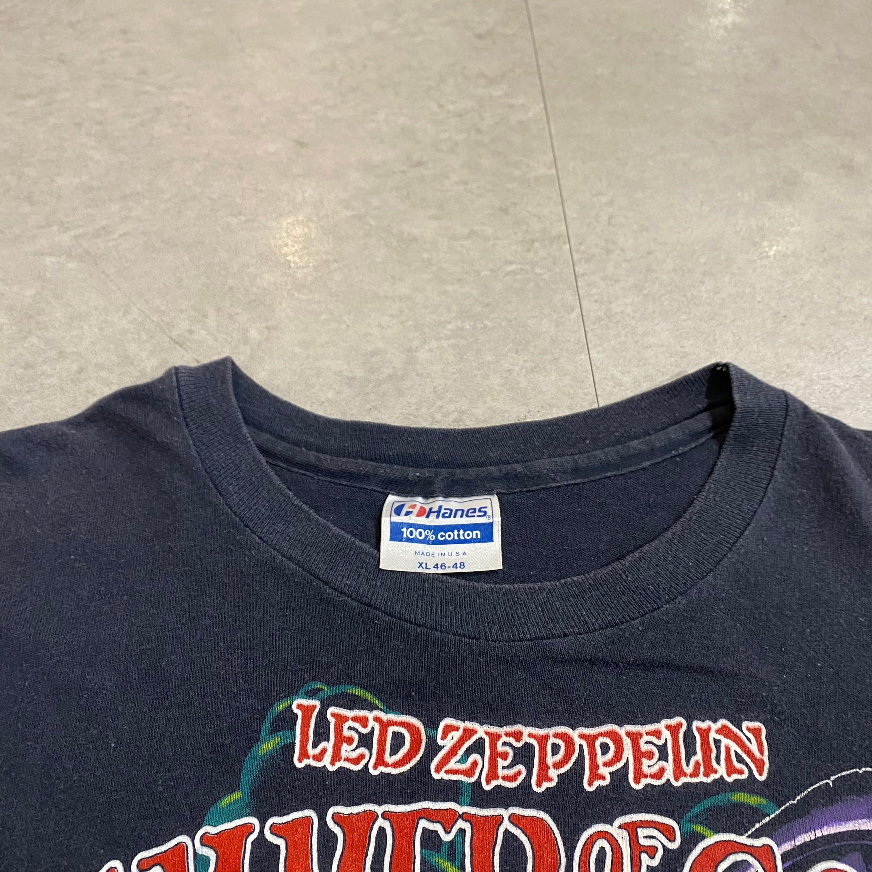 LED ZEPPELINレッドツェッペリンtシャツ XLビンテージオリジナル