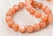 ◆ランダム◆オレンジムーンストーン 11mmブレスレット