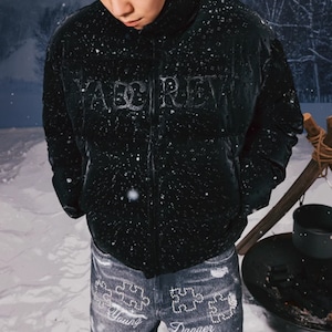 【DRIP5930】YAD 3-Dimensional Water Drop Logo Cotton Jacket