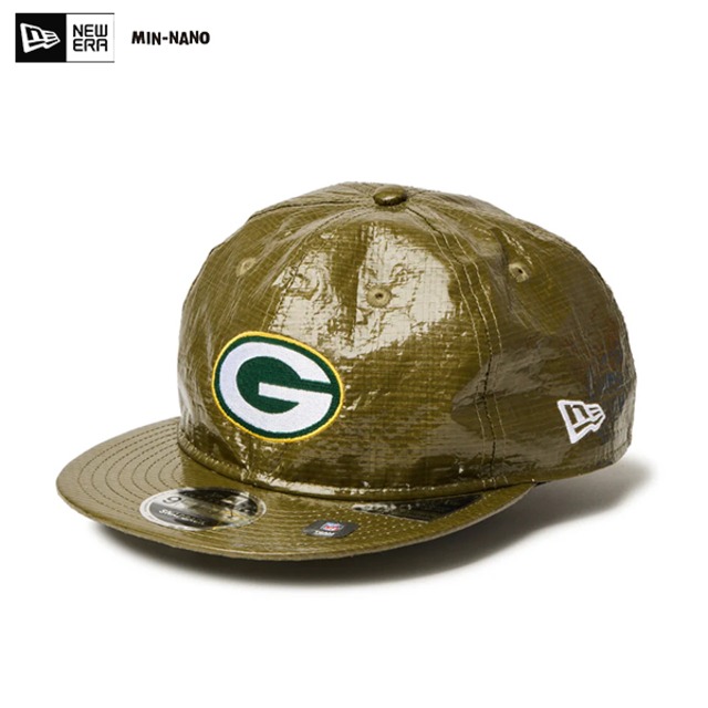 NEW ERA ニューエラ 14517899 RC 9FIFTY フラットバイザー Powered by GORO NAKATSUGAWA（min-nano）グリーンベイ・パッカーズ オリーブ
