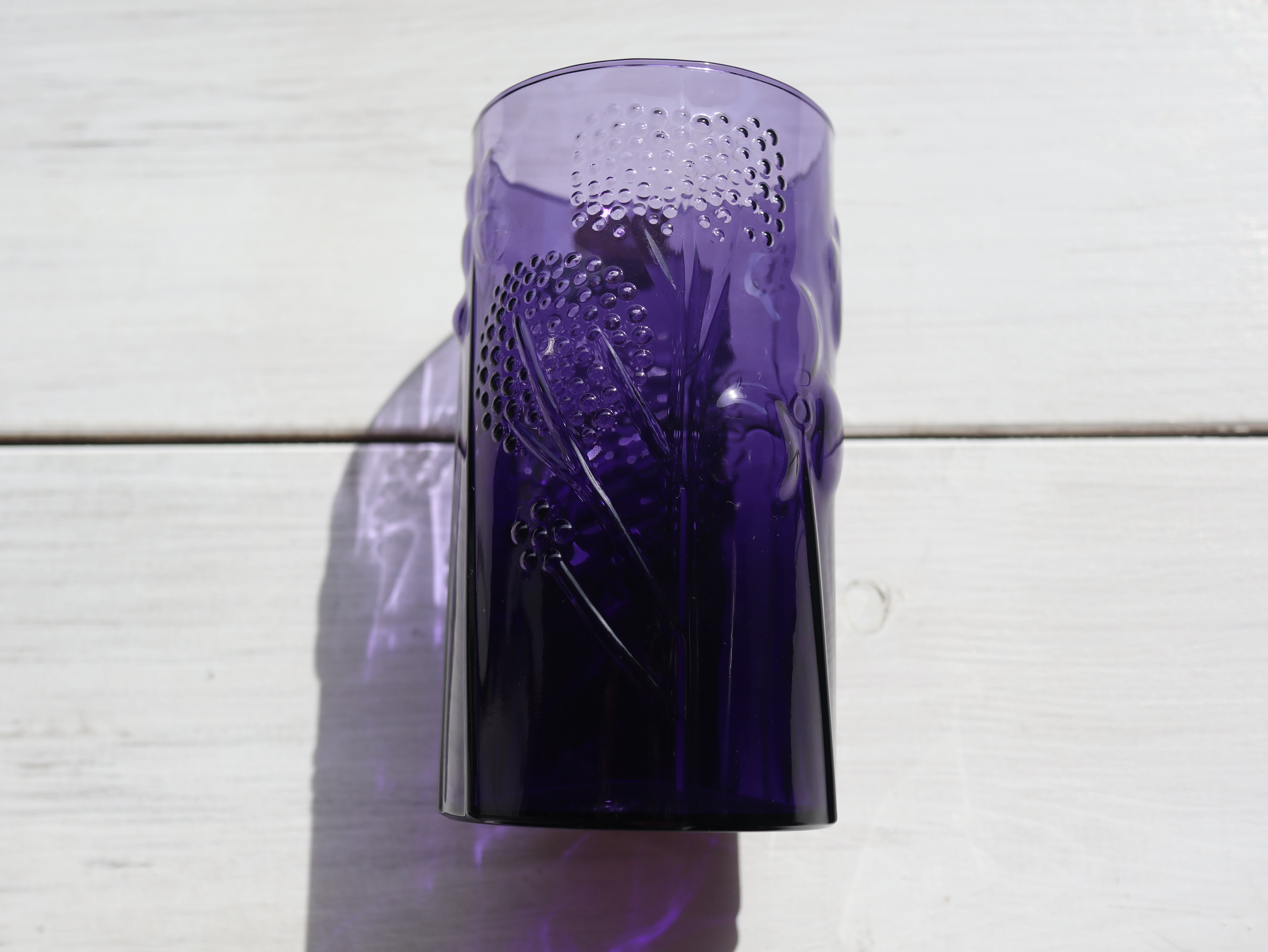 Nuutajarvi ヌータヤルヴィ FLORA フローラ プレート ガラス Oiva