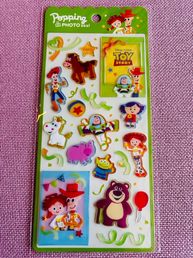 ディズニー 　トイストーリー　ポッピングフォトシール　X03