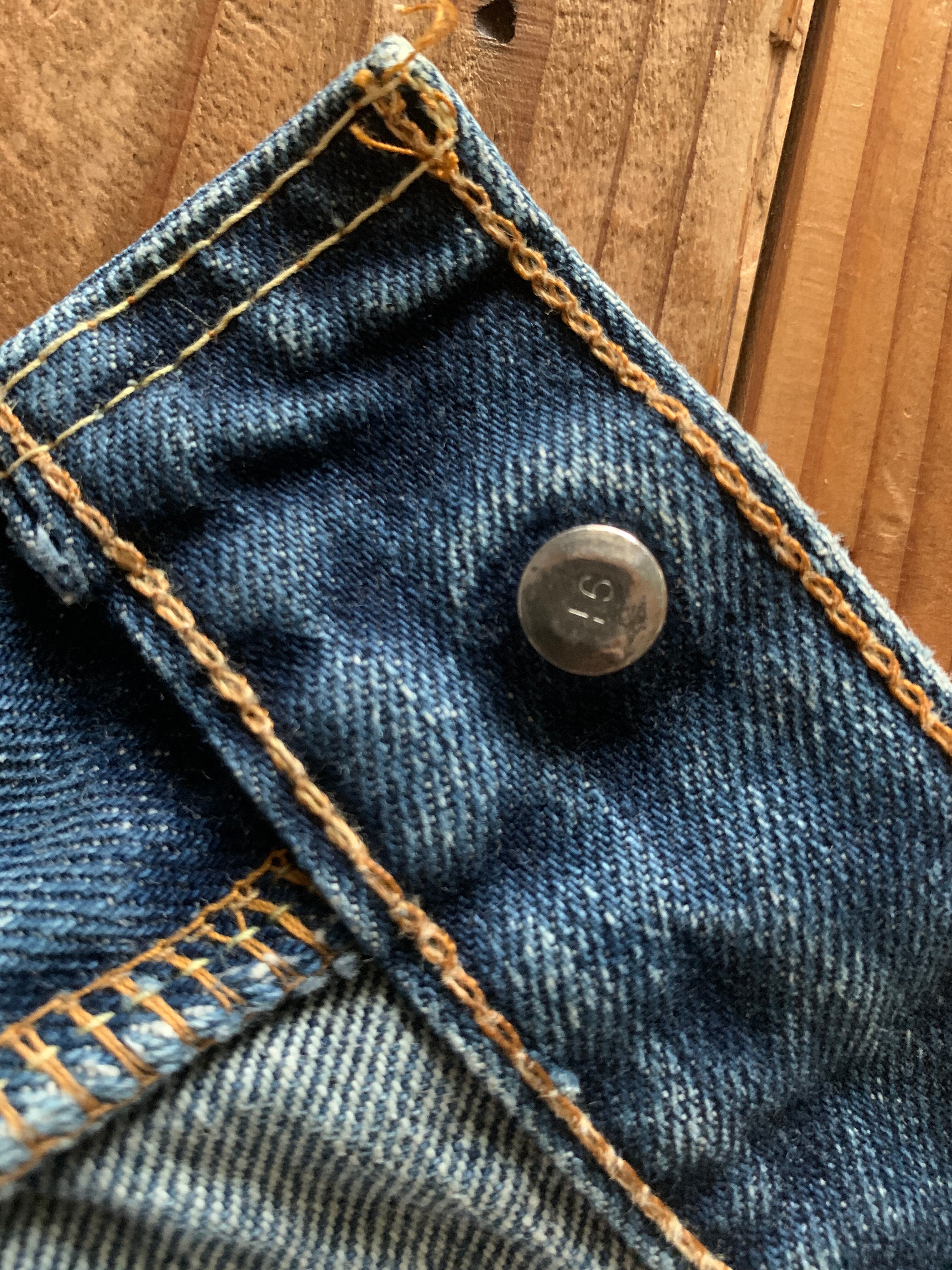 70's Levi's 517 デニムパンツ カットオフ シングル 良色落ち 実寸(30)