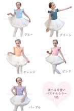 予約 バレエ レオタード チュチュスカート 2点セット 子供 キッズ ジュニア 女の子 可愛い おしゃれ 発表会 コンクール 練習着 長袖 半袖 ノースリーブ フリル ふんわり エレガント 110cm 120cm 130cm 140cm 150cm 160cm 　bnr-12003