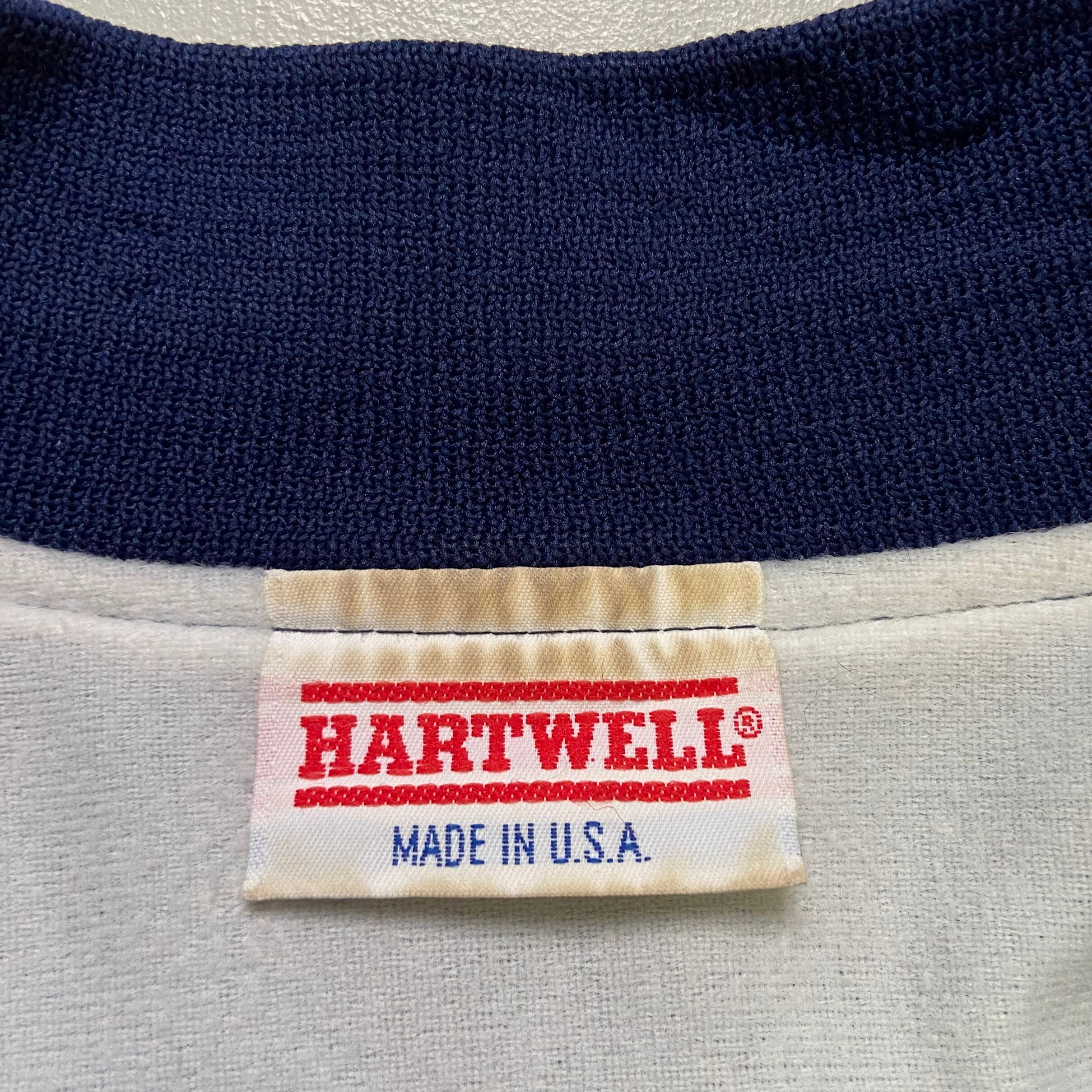 USA製 90年代 HARTWELL 企業ロゴ 胸ロゴ バック刺繍 ナイロン