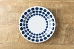 藍ブルー 16.5cm取り皿 ラウンド[日本製/美濃焼/洋食器]