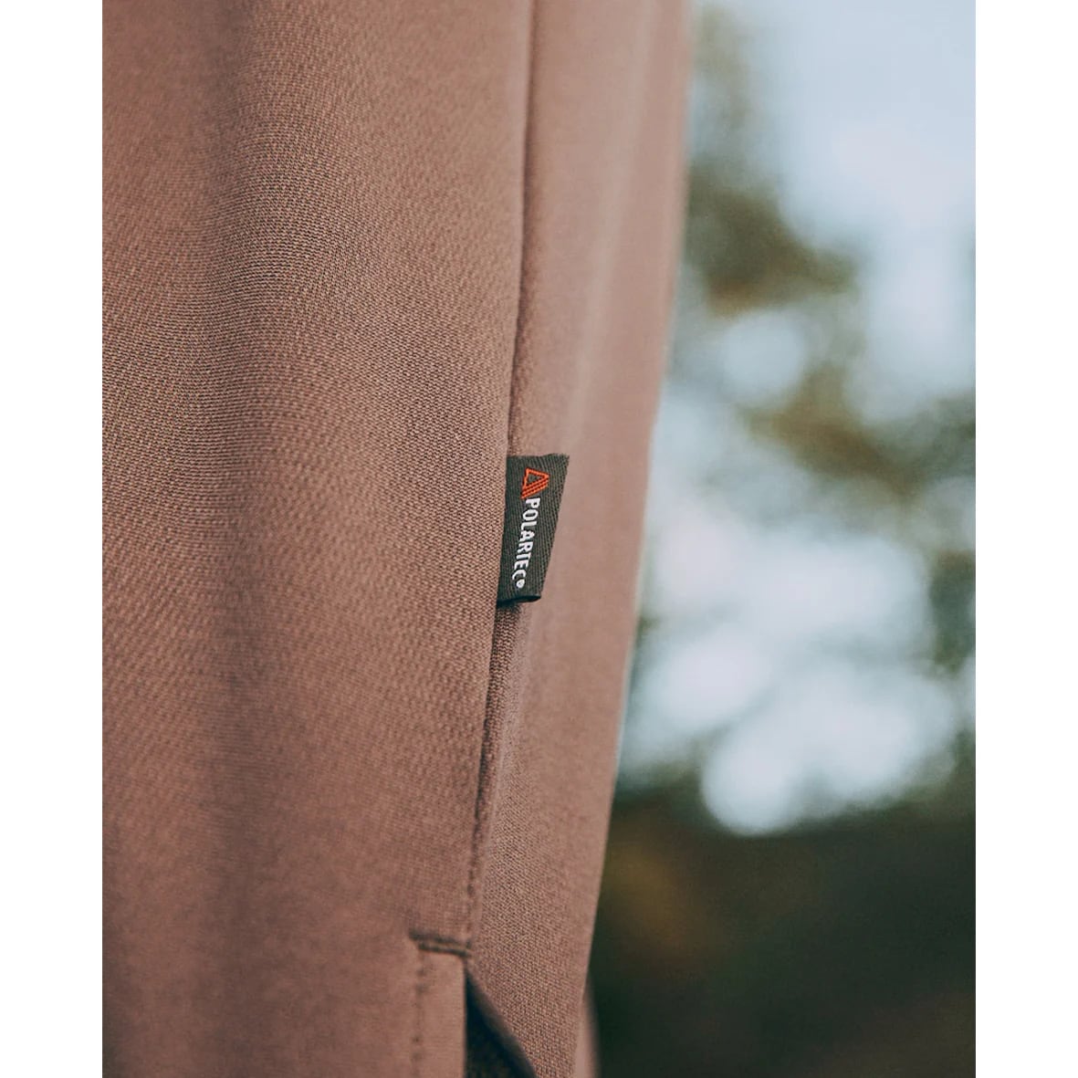 charbon / POLARTEC POWER DRY SLEEVELESS T-SHIRTS (OVAL LOGO BROWN