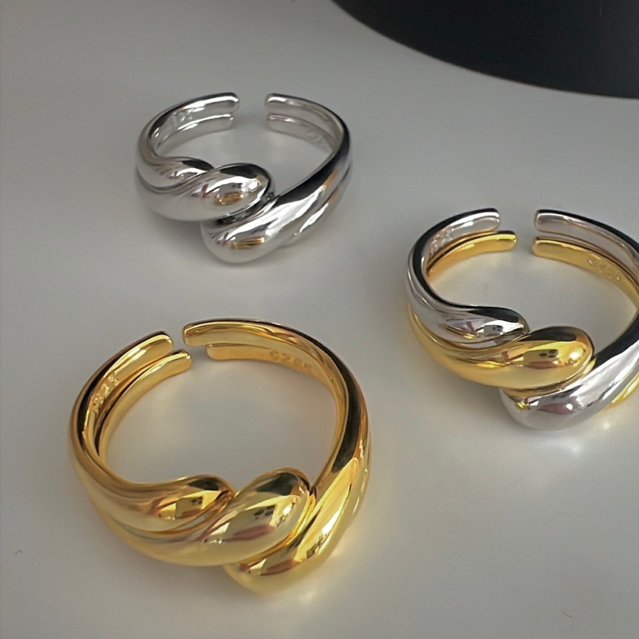 S925 cross mine ring (R224-2)