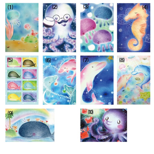 日本一種類豊富 ポストカード 海の生き物 Yanotomoko Shop Gallery 日本一種類豊富 ポストカード 海の生き物 Yanotomoko Shop Gallery