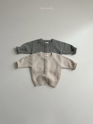 【予約】minirobe) robe balloon cardigan♡