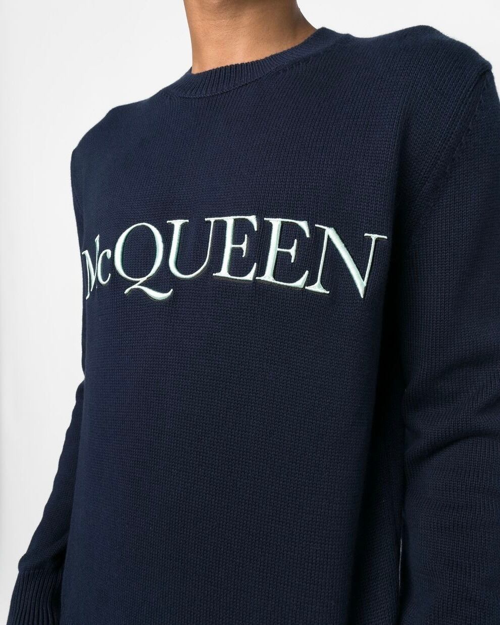 正規 20SS アレキサンダーマックイーン しっけ ニット 