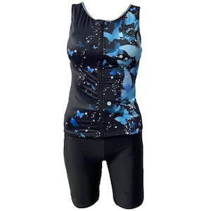 WN-565127 npフィットネス水着 スナップ付きセパレート 総裏地 女性用 サイズ/9号〜15号