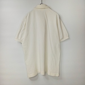 ラコステ　ポロシャツ　半袖　刺繍　シェルボタン　CHEMHSE LACOSTE