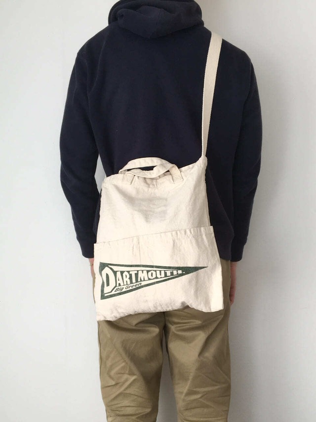 トートバッグ ダートマス ロゴ ショルダーバッグ  /  Twill Bag "Dartmouth" UNDERLINE