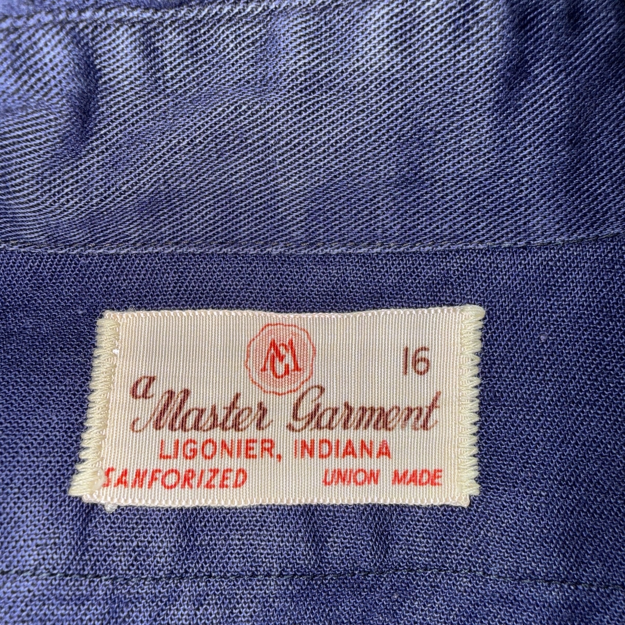 50s 60s MOTORCYCLE CLUB SUMTER, S.C.ヴィンテージワークシャツ